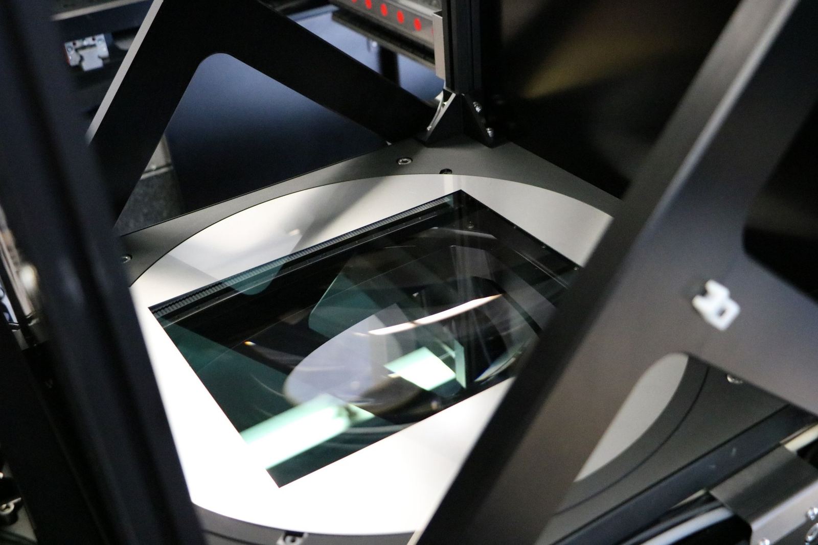 Optikmodul in einer Sondermaschine
