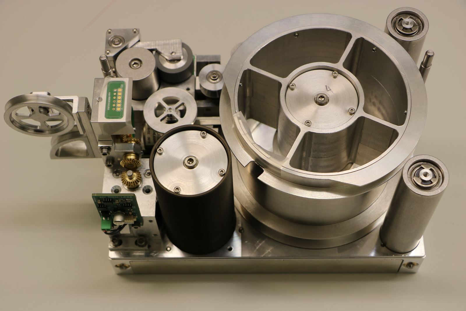 Präzisionsmechanik einer montierten Baugruppe